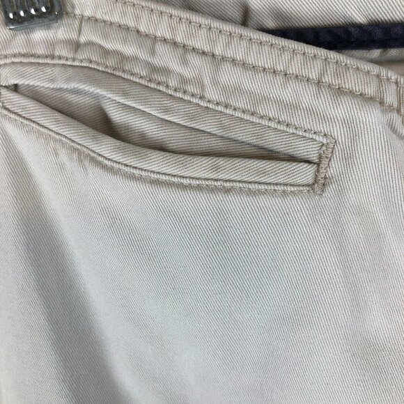 VTG Abercrombie & Fitch Flare wide leg low rise beige khaki pants Size 4 Y2K - Picture 5 of 10